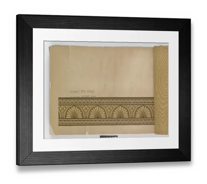 Framed Print : Page from New Artistic Wall Papers Framed Print : Page from New Artistic Wall Papers