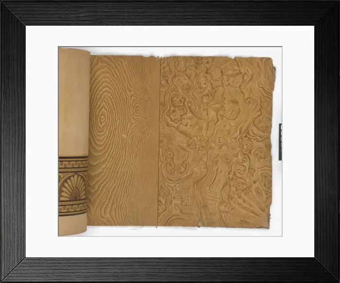 Framed Print : Page from New Artistic Wall Papers