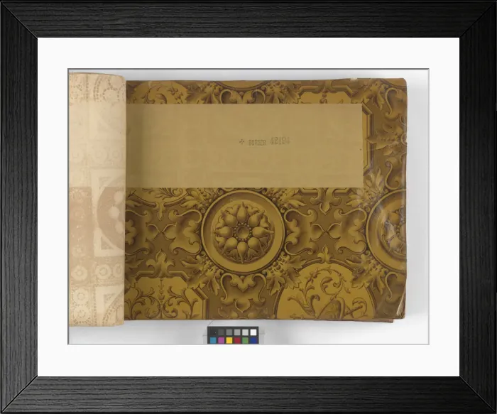 Framed Print : Page from New Artistic Wall Papers Framed Print : Page from New Artistic Wall Papers
