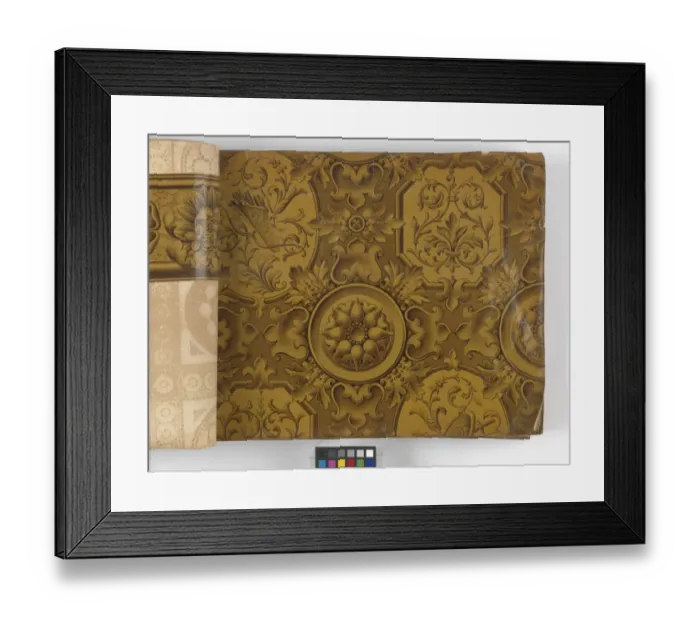 Framed Print : Page from New Artistic Wall Papers Framed Print : Page from New Artistic Wall Papers