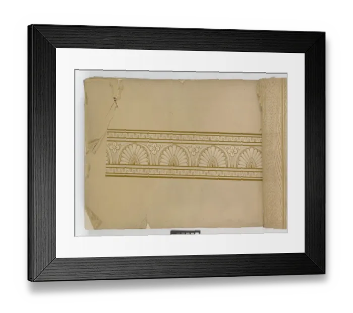 Framed Print : Page from New Artistic Wall Papers Framed Print : Page from New Artistic Wall Papers