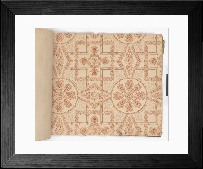 Framed Print : Page from New Artistic Wall Papers Framed Print : Page from New Artistic Wall Papers