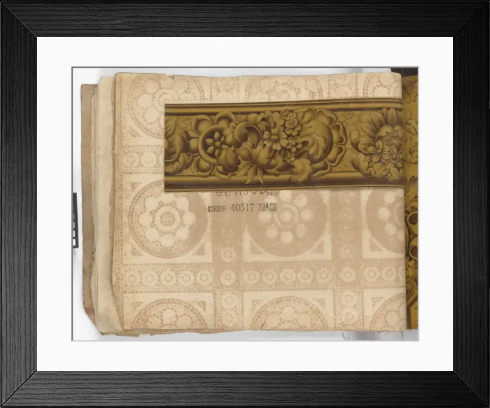 Framed Print : Page from New Artistic Wall Papers Framed Print : Page from New Artistic Wall Papers