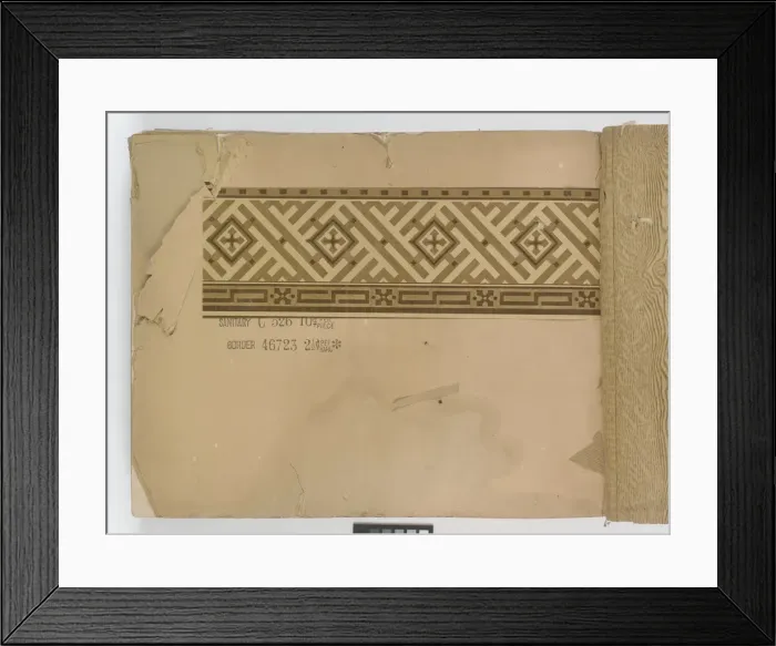 Framed Print : Page from New Artistic Wall Papers Framed Print : Page from New Artistic Wall Papers