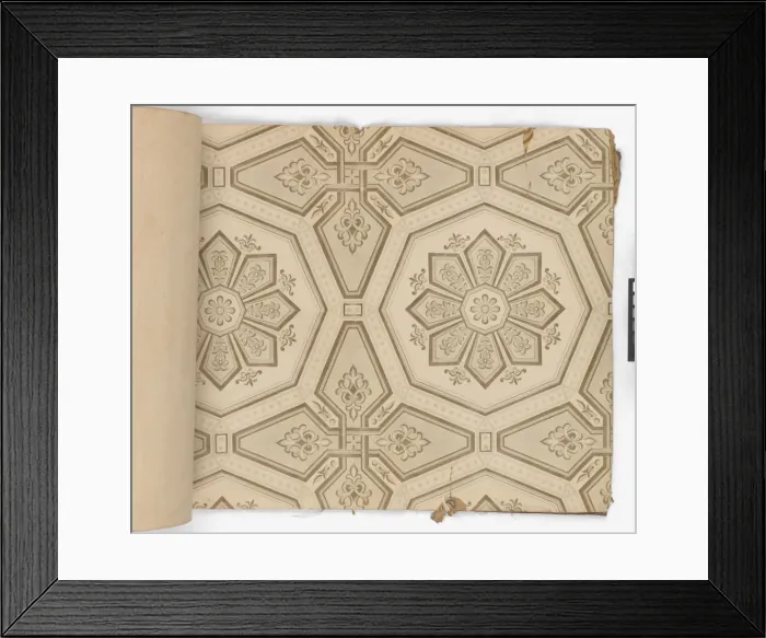 Framed Print : Page from New Artistic Wall Papers Framed Print : Page from New Artistic Wall Papers
