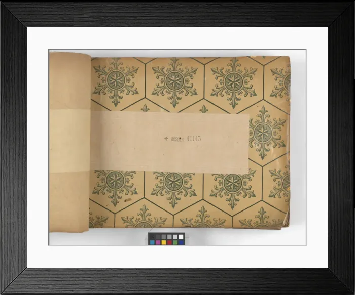 Framed Print : Page from New Artistic Wall Papers Framed Print : Page from New Artistic Wall Papers