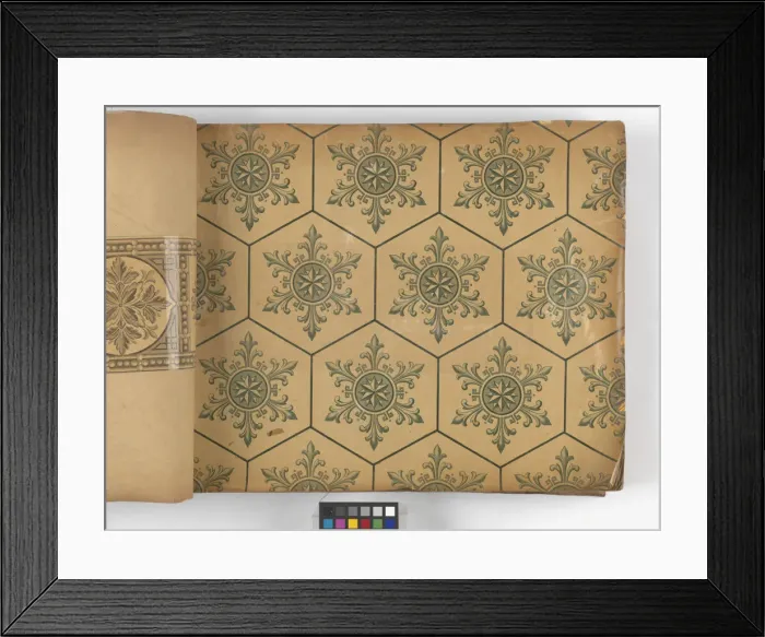 Framed Print : Page from New Artistic Wall Papers Framed Print : Page from New Artistic Wall Papers