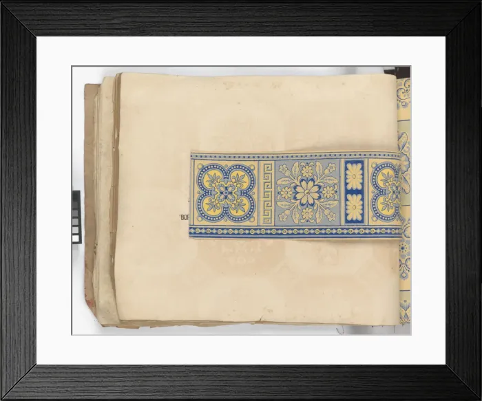 Framed Print : Page from New Artistic Wall Papers Framed Print : Page from New Artistic Wall Papers