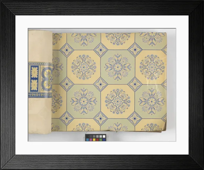 Framed Print : Page from New Artistic Wall Papers Framed Print : Page from New Artistic Wall Papers