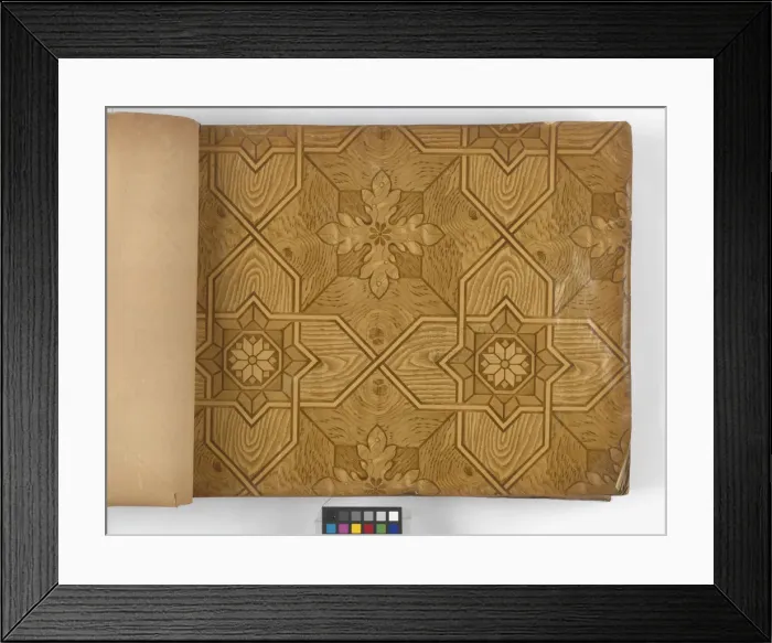 Framed Print : Page from New Artistic Wall Papers