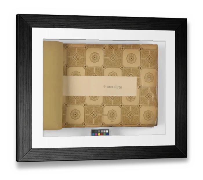 Framed Print : Page from New Artistic Wall Papers Framed Print : Page from New Artistic Wall Papers
