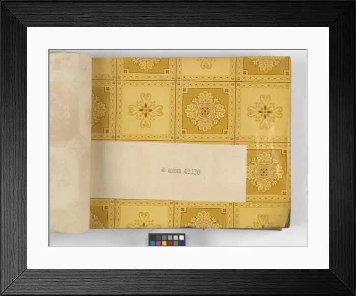 Framed Print : Page from New Artistic Wall Papers Framed Print : Page from New Artistic Wall Papers