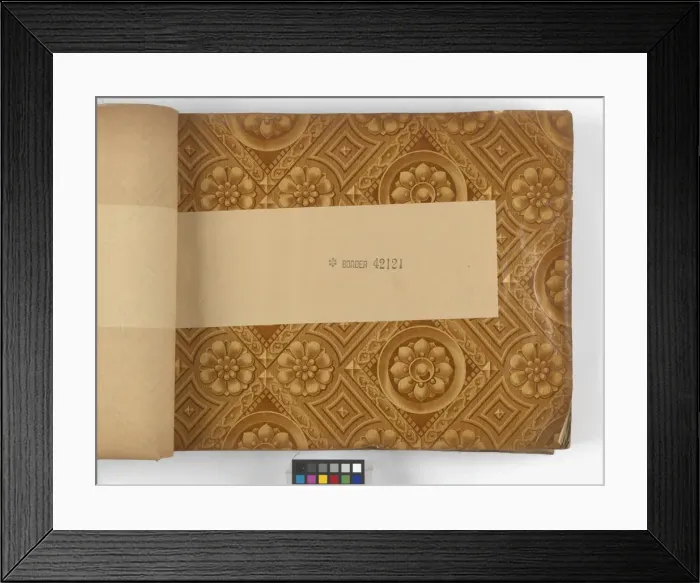 Framed Print : Page from New Artistic Wall Papers Framed Print : Page from New Artistic Wall Papers