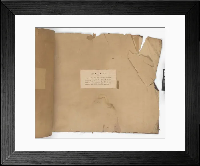 Framed Print : Page from New Artistic Wall Papers Framed Print : Page from New Artistic Wall Papers