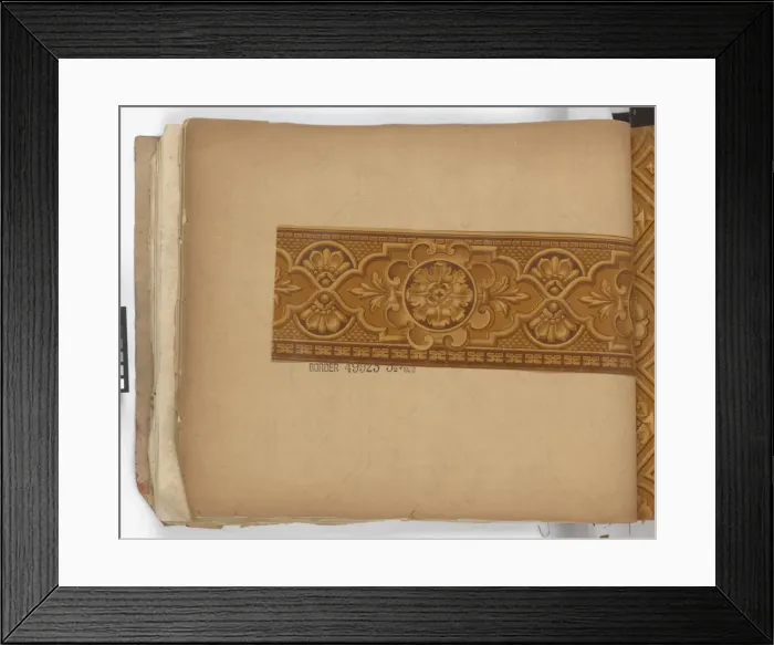 Framed Print : Page from New Artistic Wall Papers Framed Print : Page from New Artistic Wall Papers