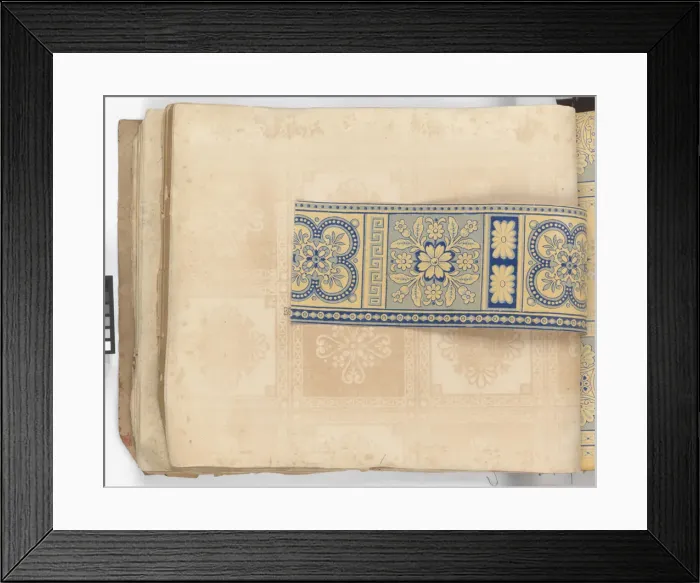 Framed Print : Page from New Artistic Wall Papers Framed Print : Page from New Artistic Wall Papers