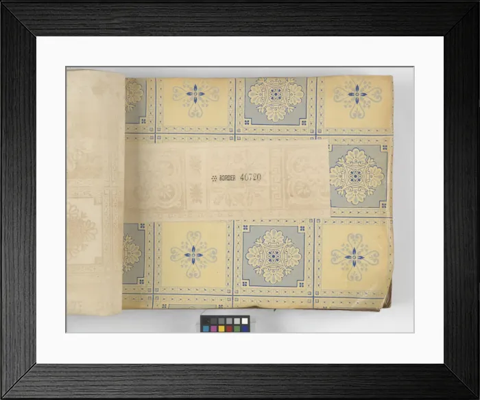 Framed Print : Page from New Artistic Wall Papers Framed Print : Page from New Artistic Wall Papers