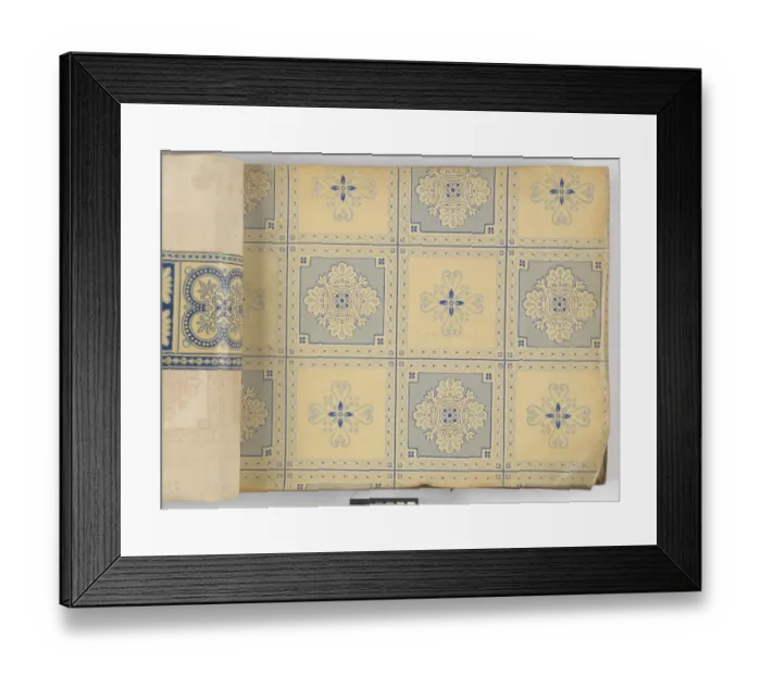 Framed Print : Page from New Artistic Wall Papers Framed Print : Page from New Artistic Wall Papers