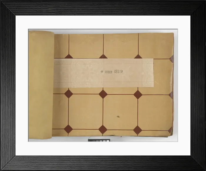 Framed Print : Page from New Artistic Wall Papers Framed Print : Page from New Artistic Wall Papers
