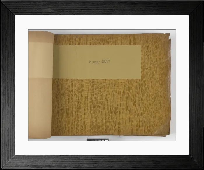 Framed Print : Page from New Artistic Wall Papers
