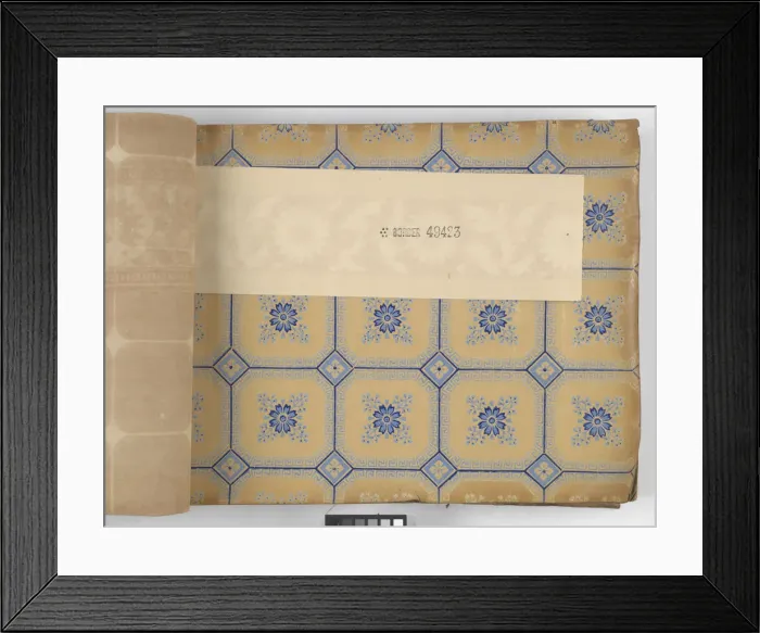 Framed Print : Page from New Artistic Wall Papers Framed Print : Page from New Artistic Wall Papers