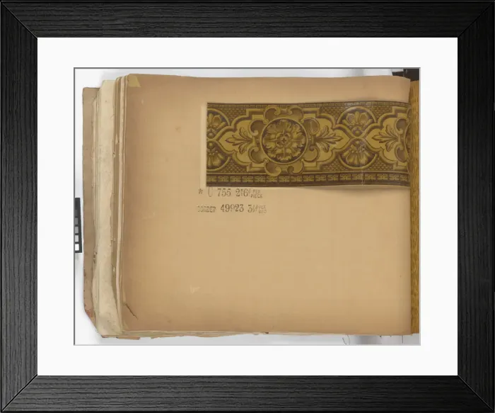 Framed Print : Page from New Artistic Wall Papers Framed Print : Page from New Artistic Wall Papers