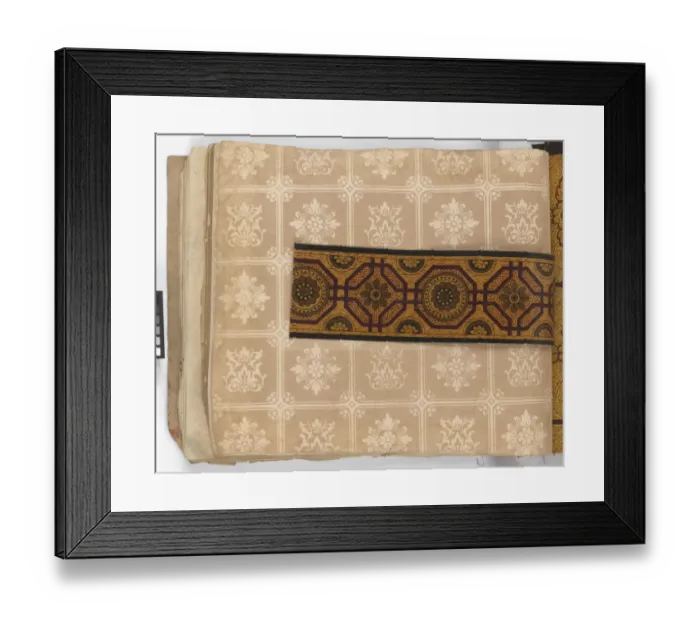 Framed Print : Page from New Artistic Wall Papers Framed Print : Page from New Artistic Wall Papers
