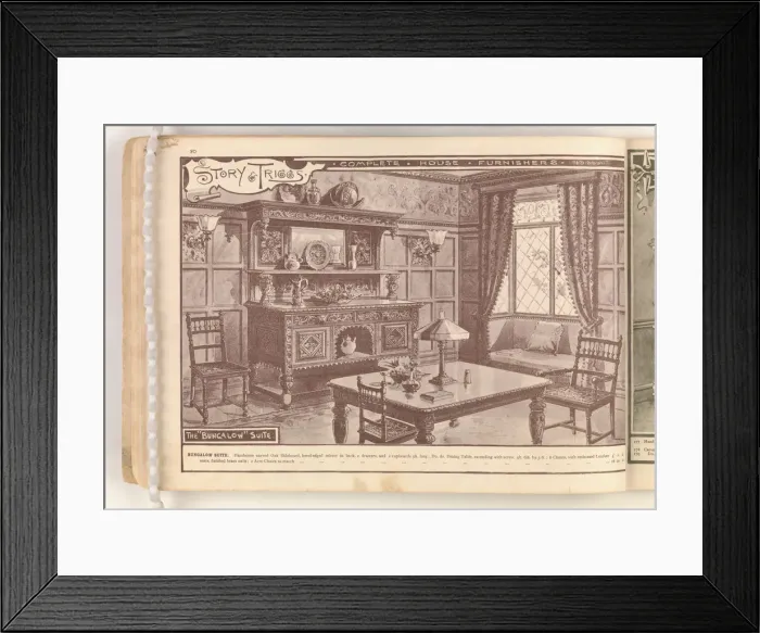 Framed Print : Page from Useful Artistic Furniture Framed Print : Page from Useful Artistic Furniture