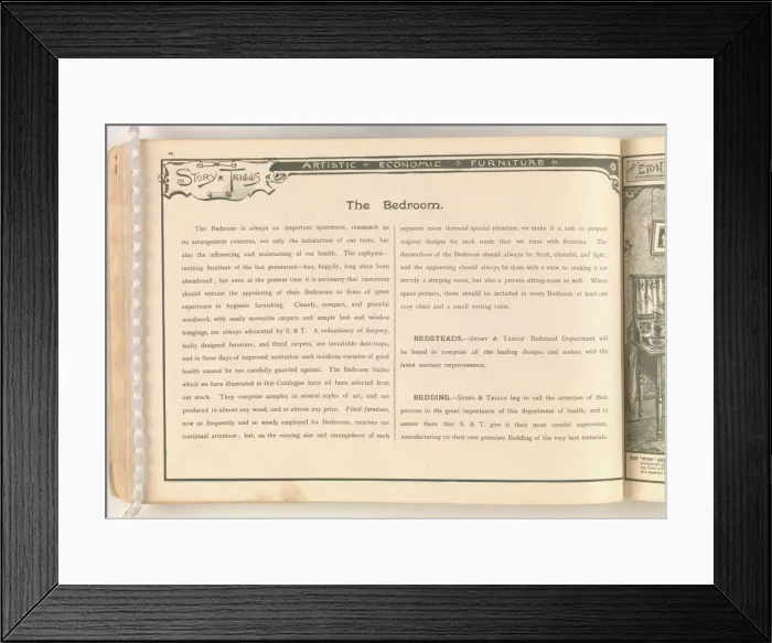 Framed Print : Page from Useful Artistic Furniture Framed Print : Page from Useful Artistic Furniture