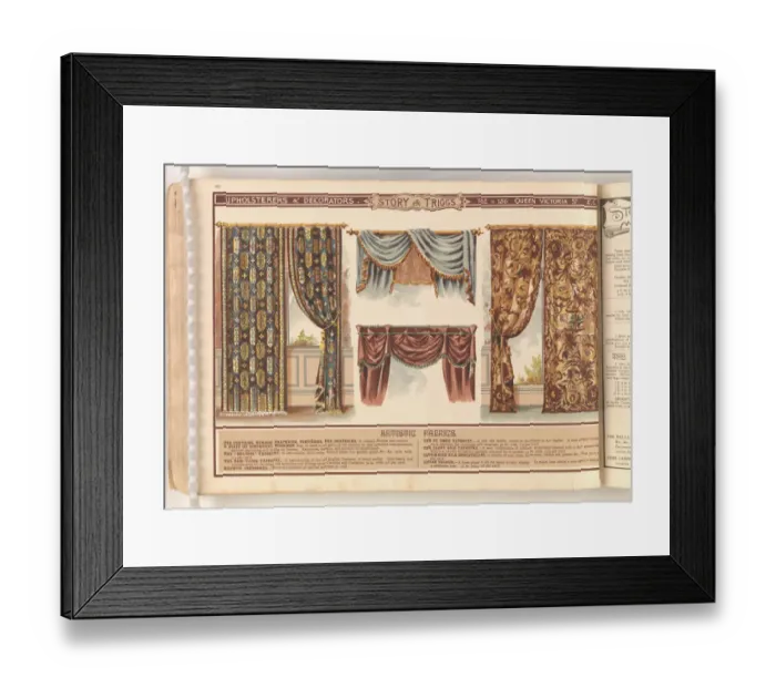 Framed Print : Page from Useful Artistic Furniture Framed Print : Page from Useful Artistic Furniture