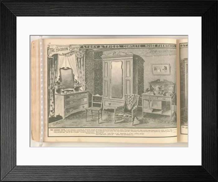 Framed Print : Page from Useful Artistic Furniture Framed Print : Page from Useful Artistic Furniture
