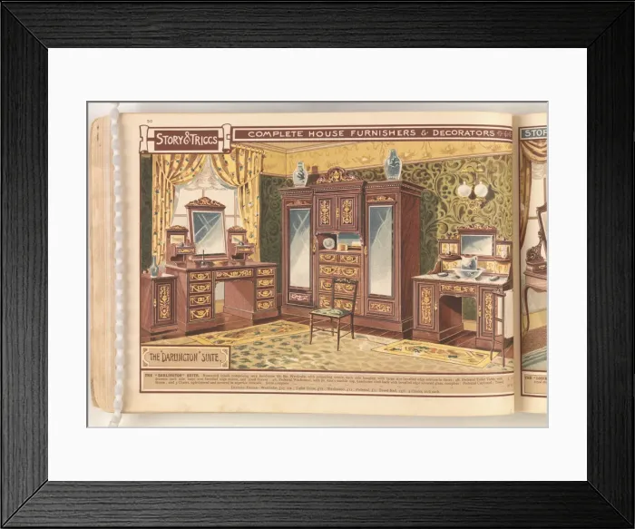 Framed Print : Page from Useful Artistic Furniture Framed Print : Page from Useful Artistic Furniture