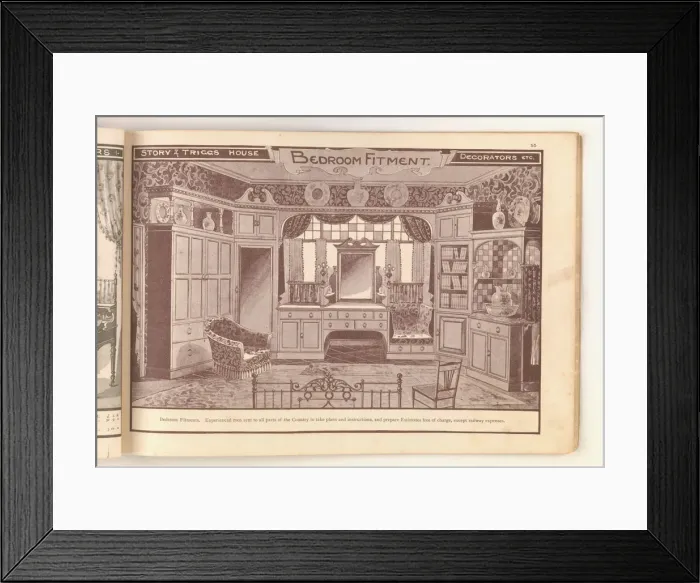 Framed Print : Page from Useful Artistic Furniture Framed Print : Page from Useful Artistic Furniture