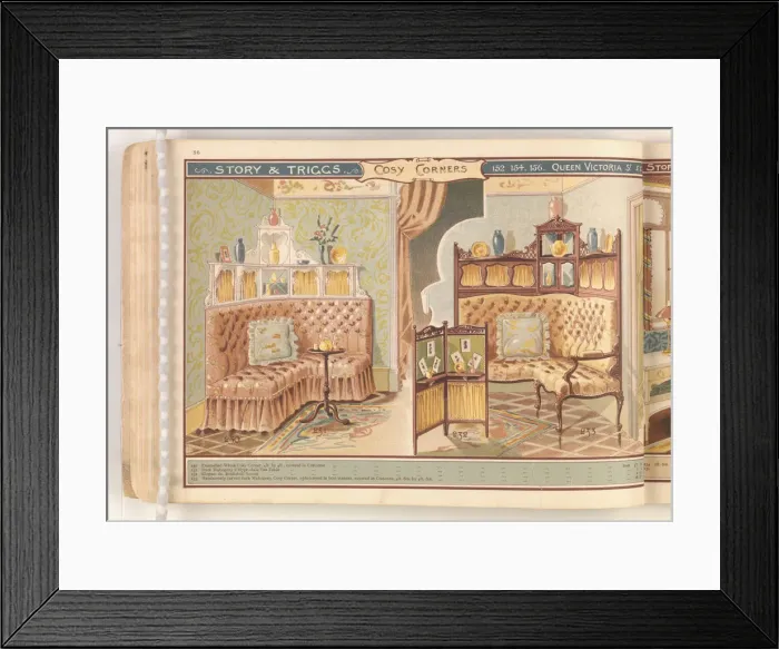 Framed Print : Page from Useful Artistic Furniture Framed Print : Page from Useful Artistic Furniture