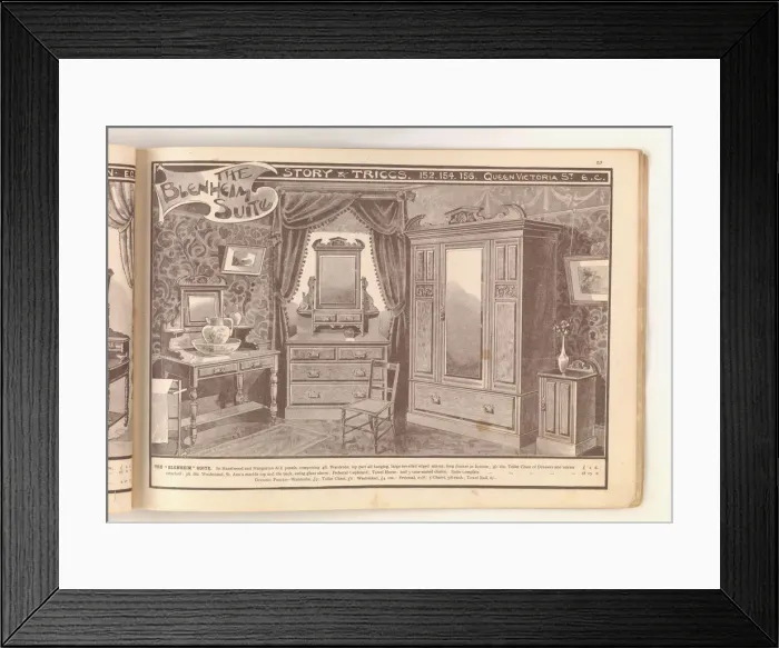 Framed Print : Page from Useful Artistic Furniture Framed Print : Page from Useful Artistic Furniture