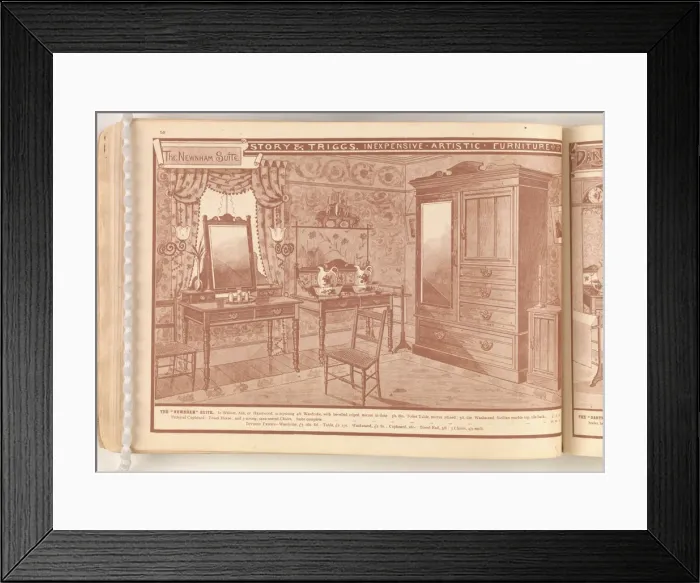Framed Print : Page from Useful Artistic Furniture Framed Print : Page from Useful Artistic Furniture