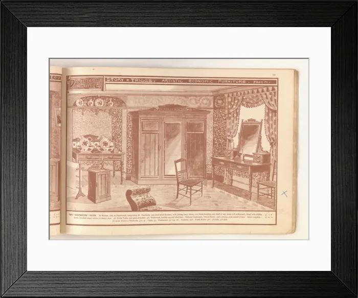 Framed Print : Page from Useful Artistic Furniture Framed Print : Page from Useful Artistic Furniture