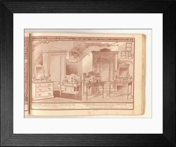 Framed Print : Page from Useful Artistic Furniture Framed Print : Page from Useful Artistic Furniture