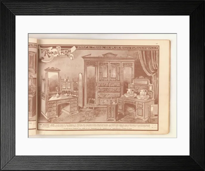 Framed Print : Page from Useful Artistic Furniture Framed Print : Page from Useful Artistic Furniture