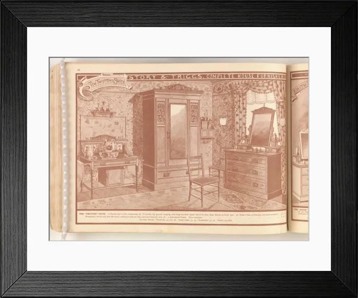 Framed Print : Page from Useful Artistic Furniture Framed Print : Page from Useful Artistic Furniture