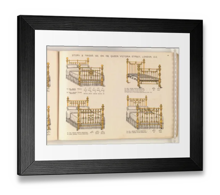 Framed Print : Page from Useful Artistic Furniture Framed Print : Page from Useful Artistic Furniture