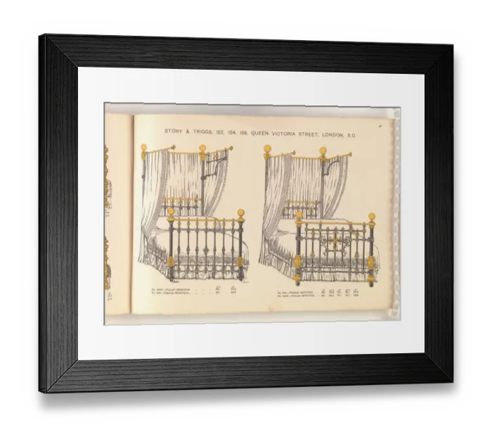 Framed Print : Page from Useful Artistic Furniture Framed Print : Page from Useful Artistic Furniture