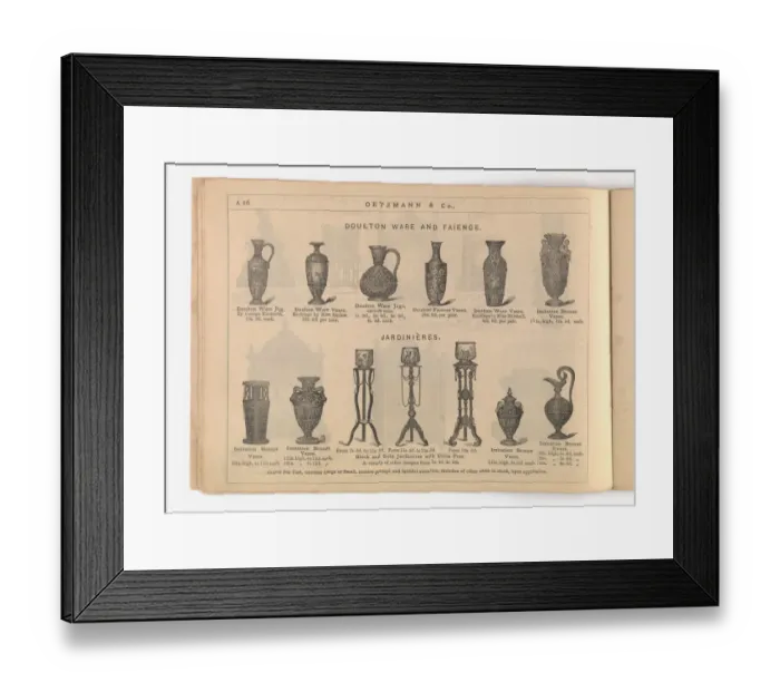 Framed Print : Page from Utility and Art Framed Print : Page from Utility and Art