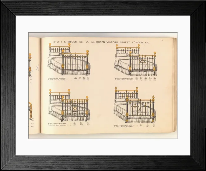 Framed Print : Page from Useful Artistic Furniture Framed Print : Page from Useful Artistic Furniture