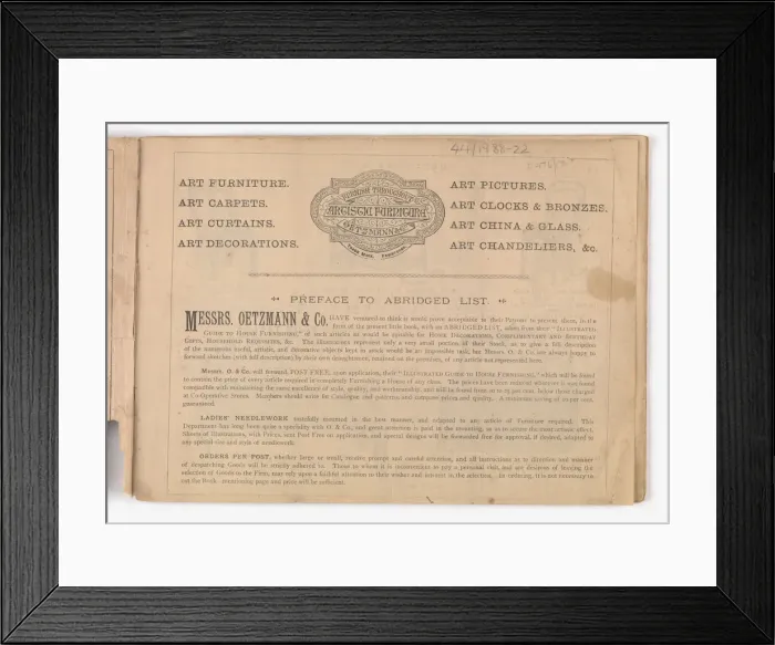 Framed Print : Page from Utility and Art Framed Print : Page from Utility and Art