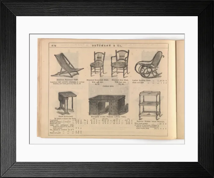Framed Print : Page from Utility and Art Framed Print : Page from Utility and Art