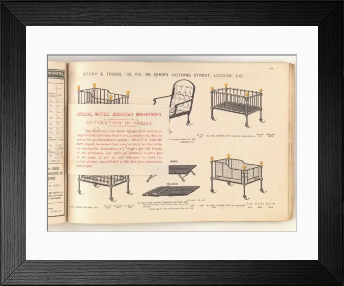 Framed Print : Page from Useful Artistic Furniture Framed Print : Page from Useful Artistic Furniture