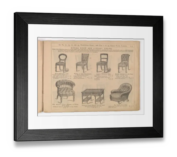 Framed Print : Page from Utility and Art Framed Print : Page from Utility and Art