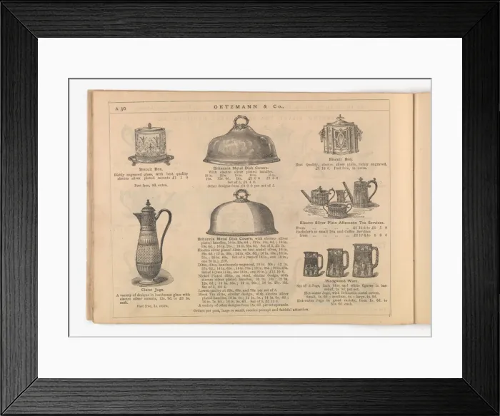 Framed Print : Page from Utility and Art Framed Print : Page from Utility and Art