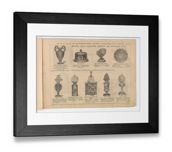 Framed Print : Page from Utility and Art Framed Print : Page from Utility and Art